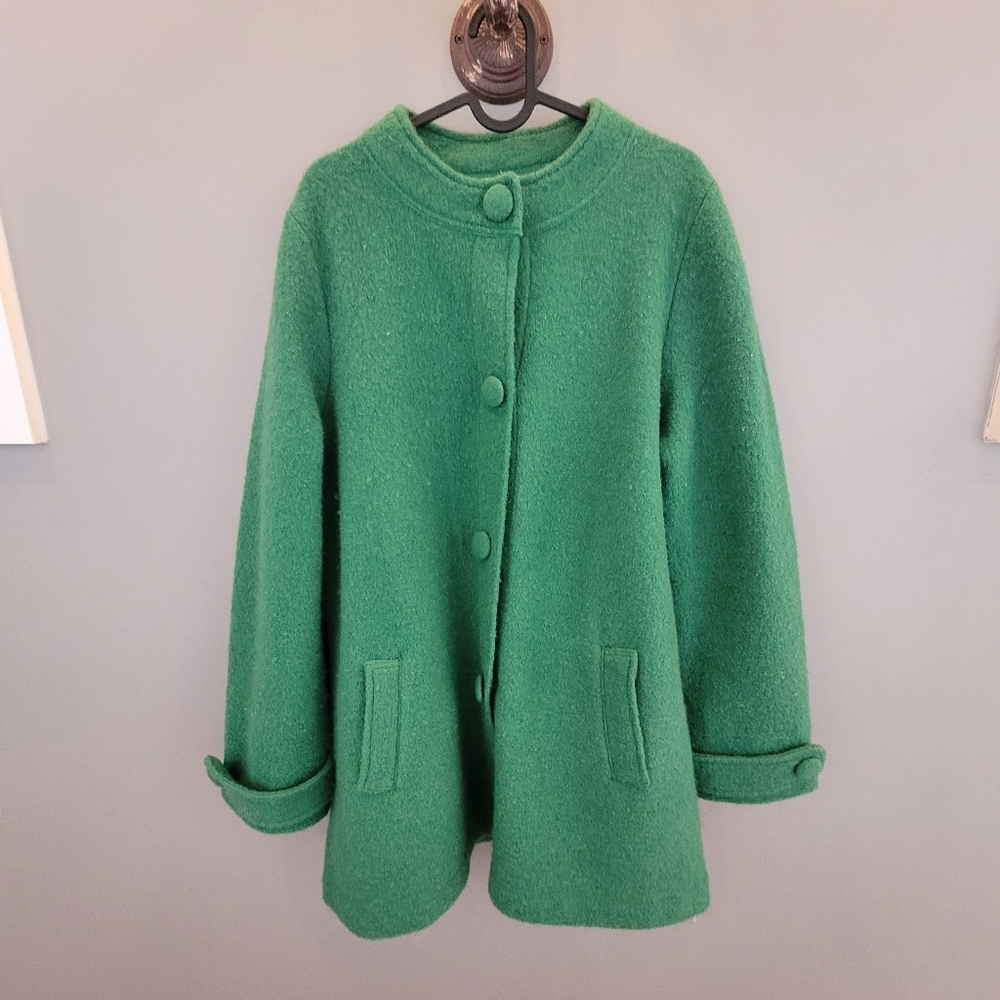 100% wool, Joe, green jacket, large
